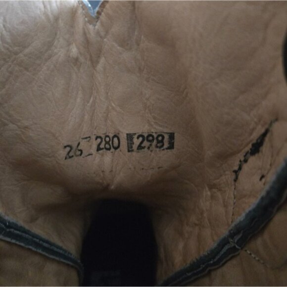 Estrella Made In Mexico Leather Boots Men Size 9 Square Toe Used 012026 - Picture 6 of 8